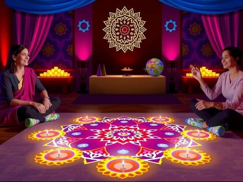 Indian Game Master - Diwali Dhamaka Event Indian Game Master Diwali event showing virtual diyas and rangoli designs